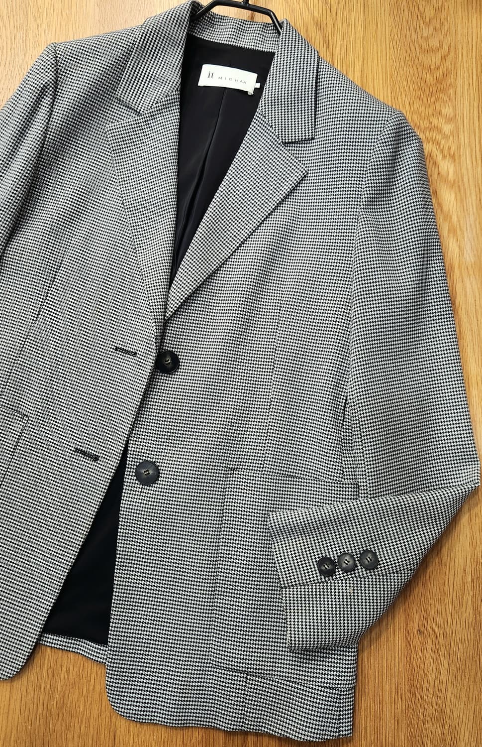 잇미샤 체크 패턴 봄자켓66 상품이미지4