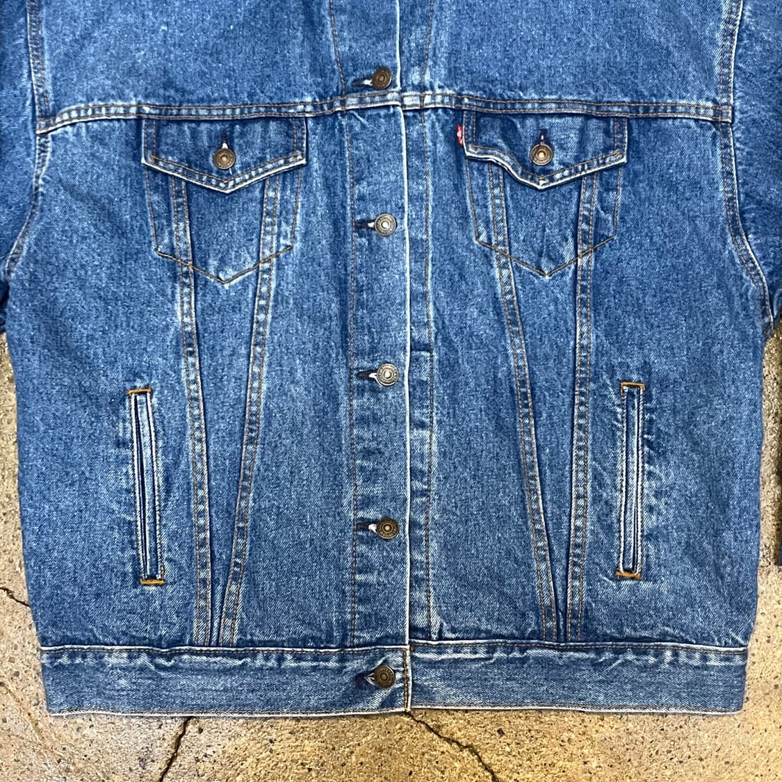 90s 미국빈티지 리바이스 데님 청자켓 상품이미지3