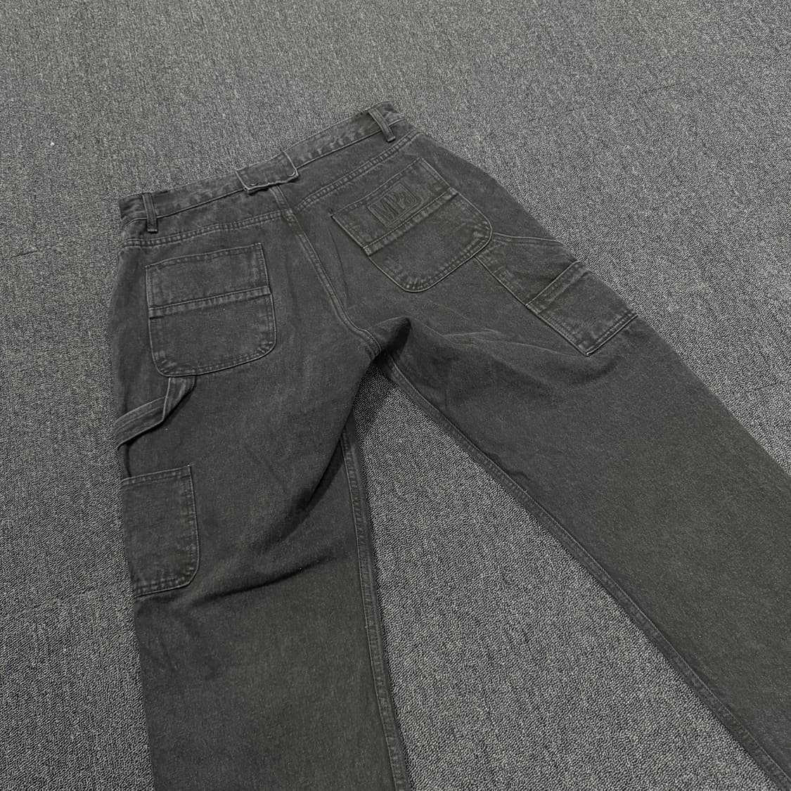 플라스틱 프로덕트 Mpa 더블니 카팬터 블랙 데님팬츠 상품이미지5