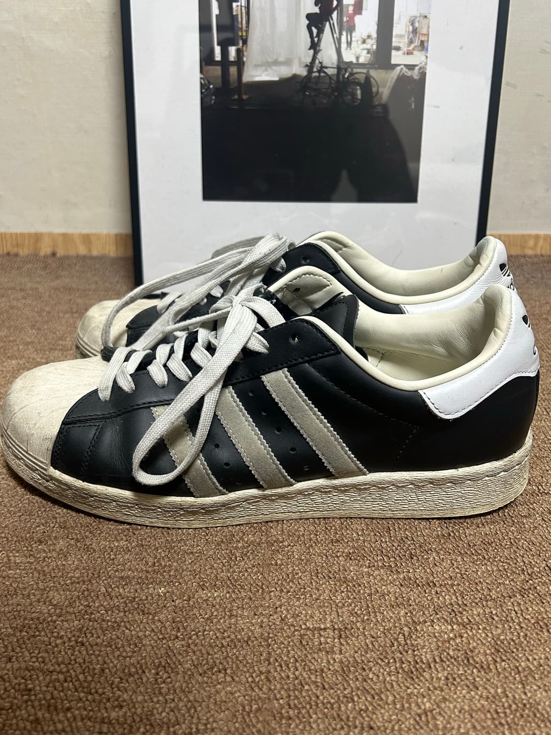 아디다스 슈퍼스타 82 FI 코어 블랙 270 상품이미지2