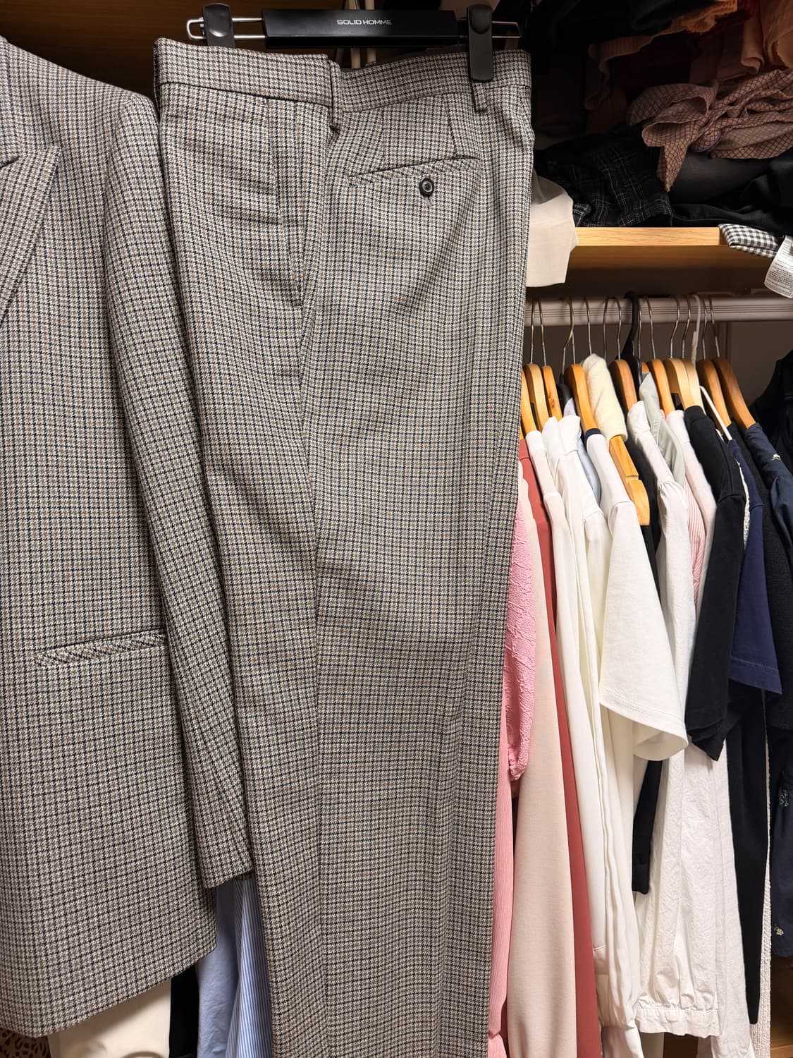 솔리드옴므 체크셋업 상품이미지3