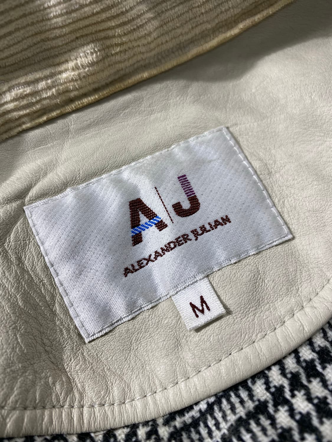 [M] Alexander Julian 알렉산더 줄리앙 소가죽 모토자켓 상품이미지7