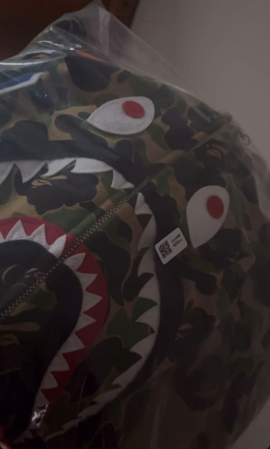 베이프 세퍼레이트 후드집업 그린 상품이미지2