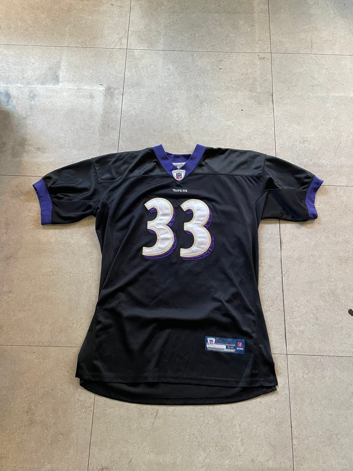 NFL 레이븐스 33번 블랙 럭비 유니폼 상품이미지1