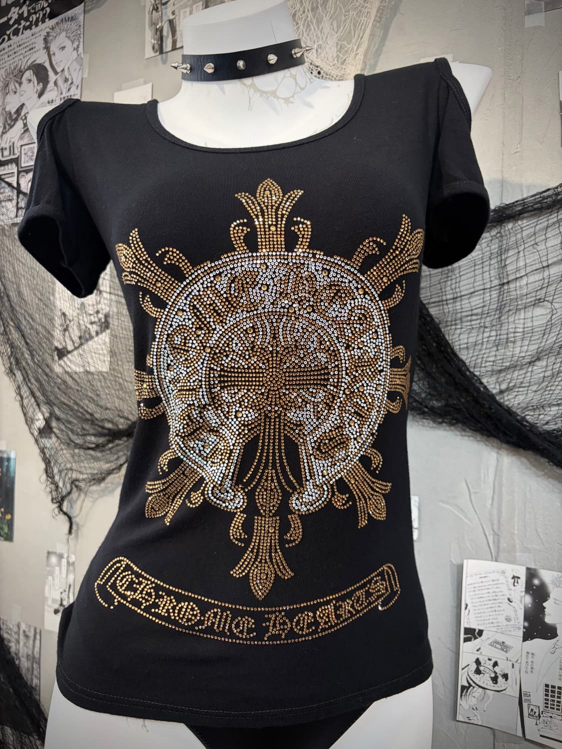 Gothic mandala cubic back lace sleeve 상품이미지6