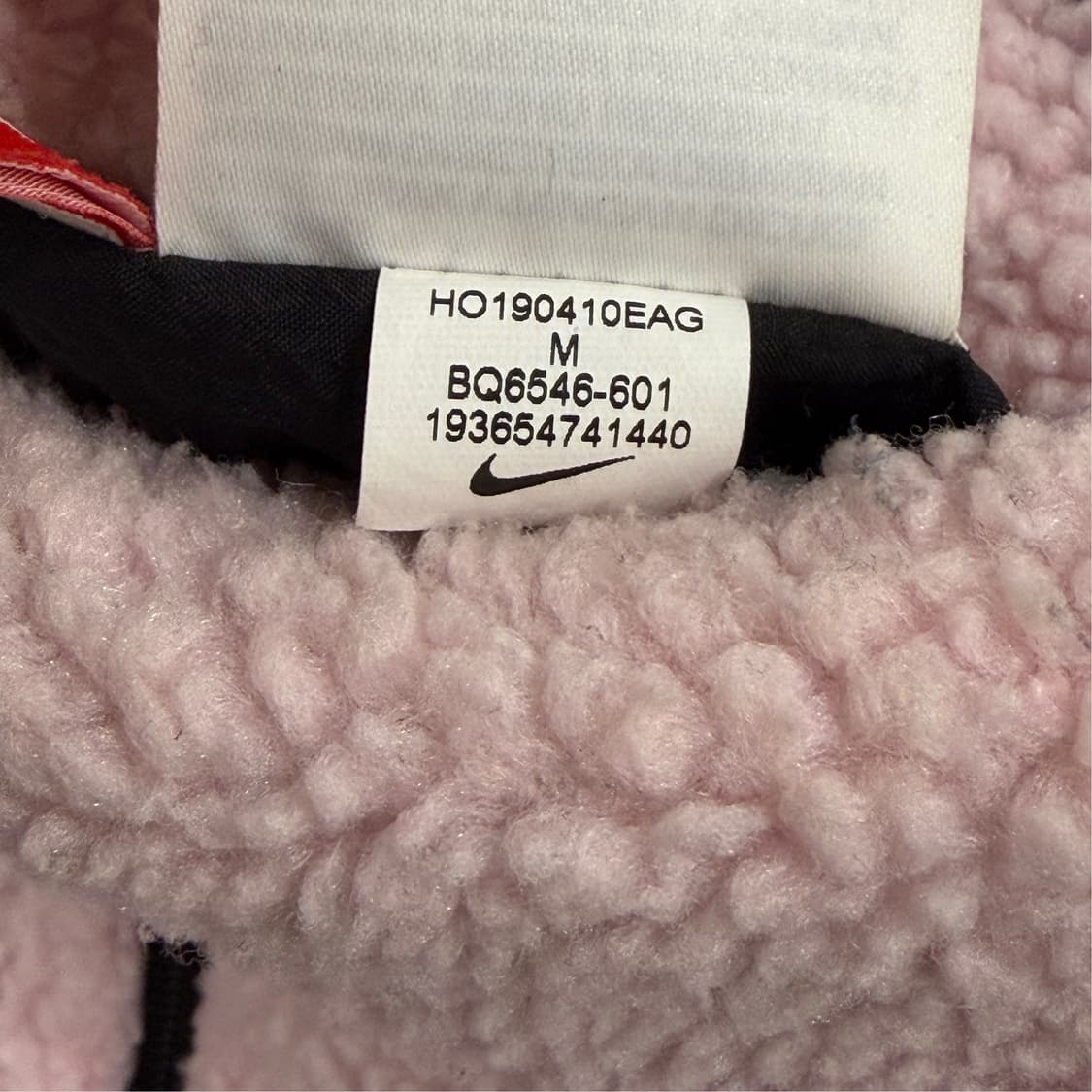 [M] 나이키 빅스우시 후리스 바람막이 블랙핑크 상품이미지10