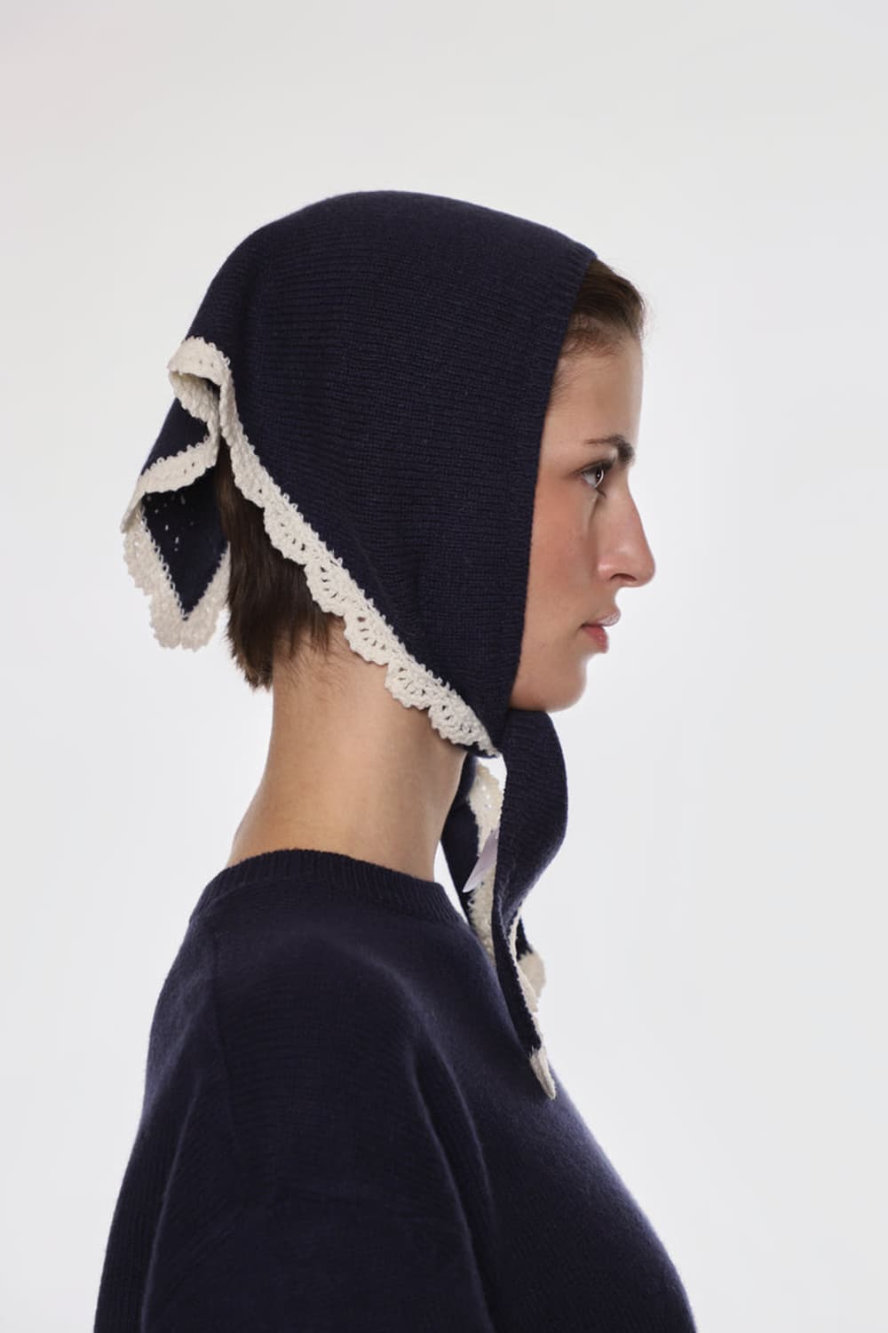 샌디리앙 PECK BONNET IN NAVY 상품이미지2