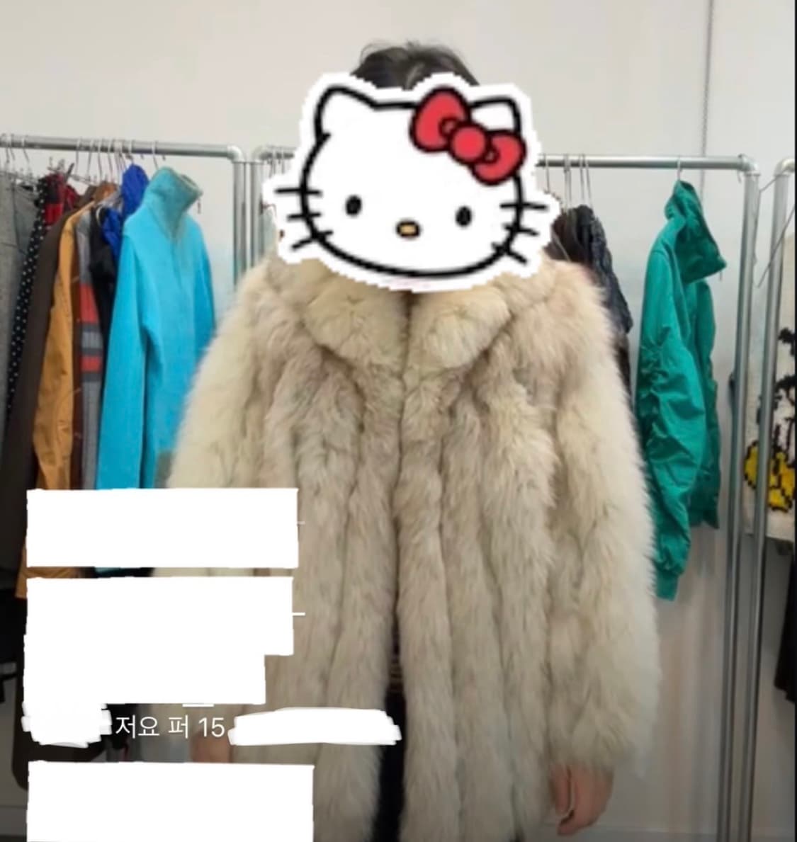 핀터깔 빈티지 퍼 자켓 코트 모피 상품이미지3