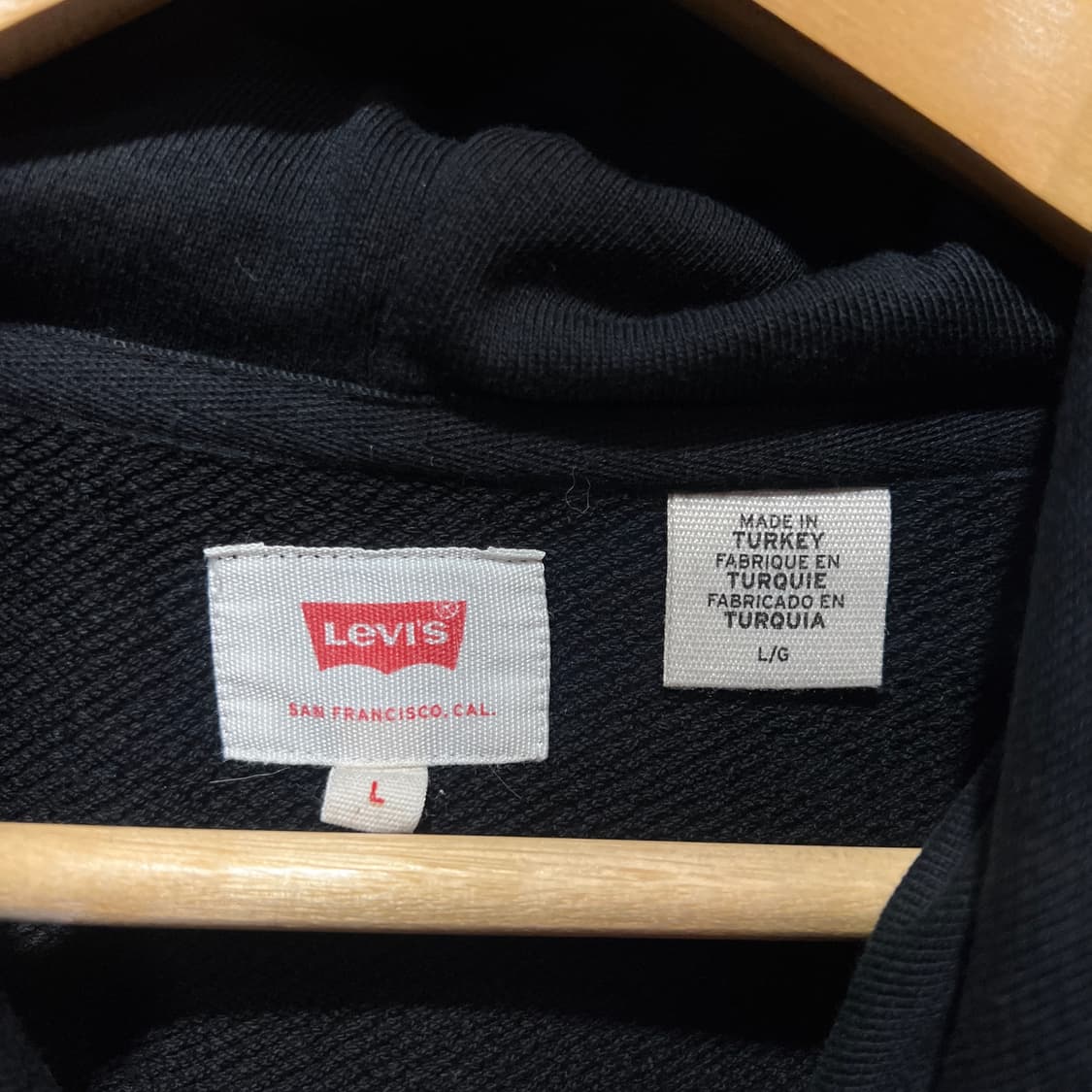 리바이스 로고 후드티 상품이미지3