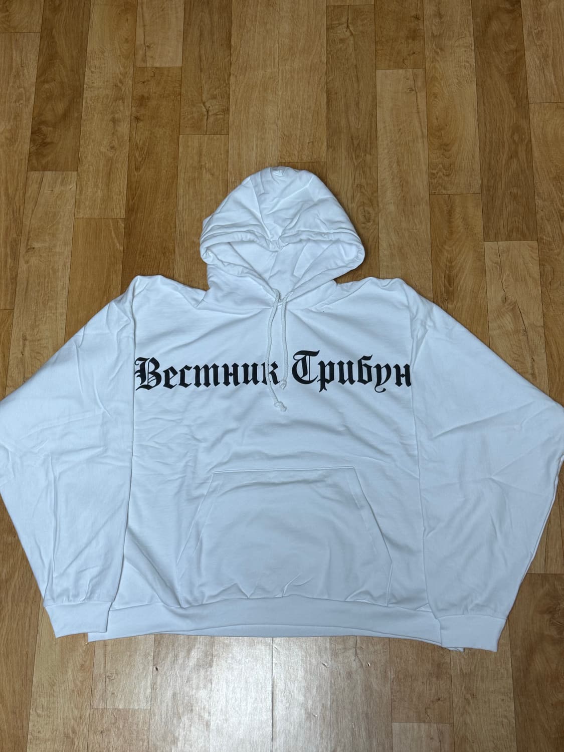 이지 고샤 후드 2사이즈 화이트 새제품 상품이미지1