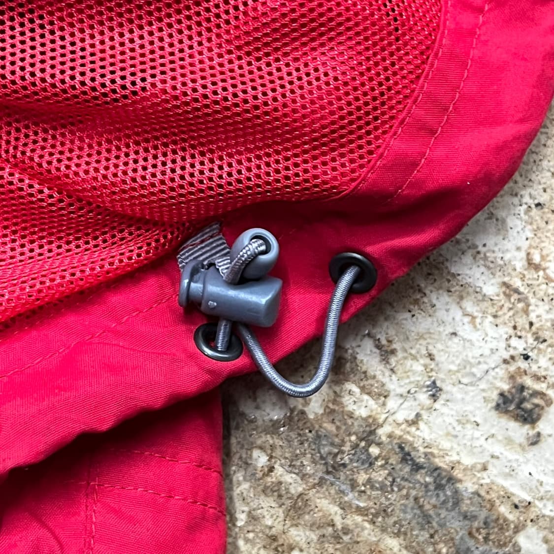 [정품/M] 노스페이스 하이벤트 레드 컬러 기능성 바람막이 자켓 b17 상품이미지6