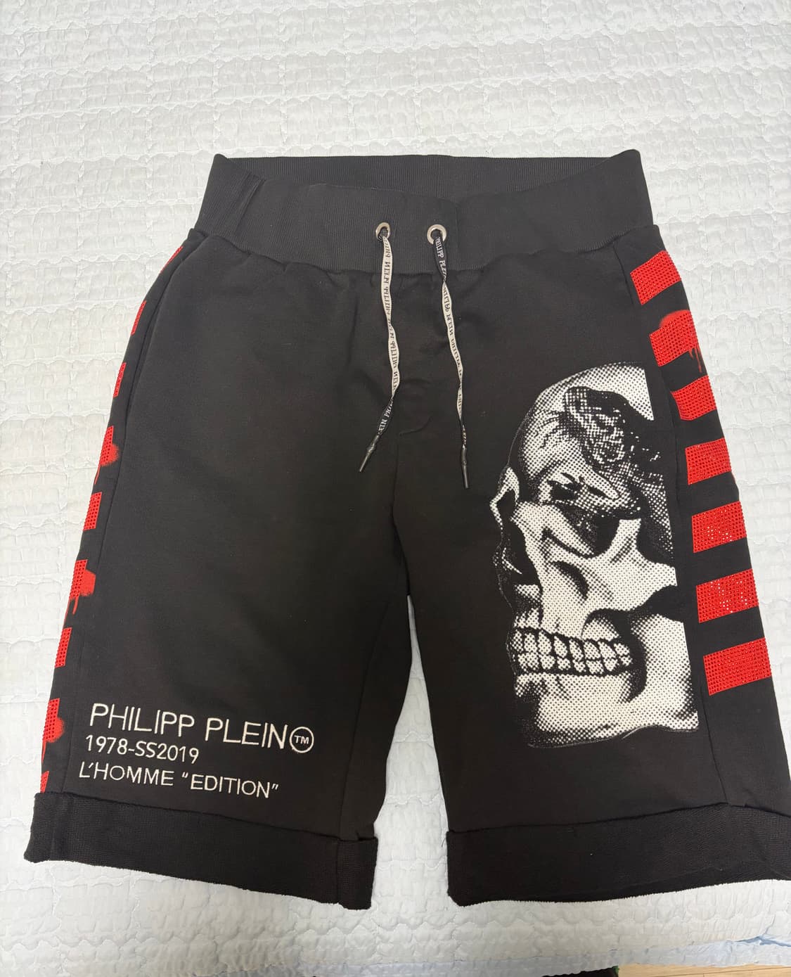 필립플레인 스컬 포인트 1978-SS2019 반바지 XL 상품이미지3