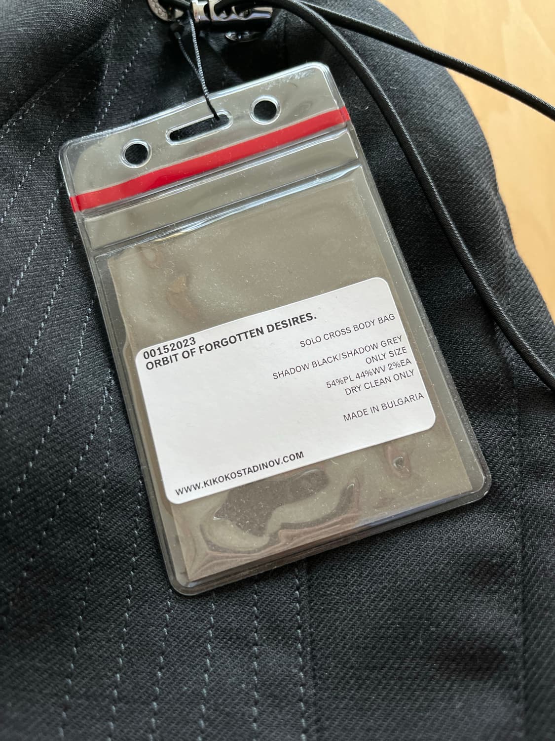 Kiko Kostadinov 23FW solo crossbody bag  상품이미지3