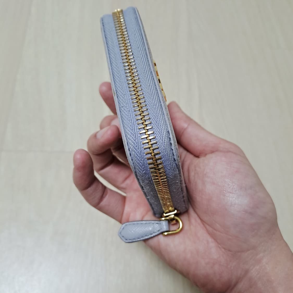 [100%/정품] 프라다 사피아노 레더 코인 퍼스 라벤더, 프라다지갑 상품이미지6