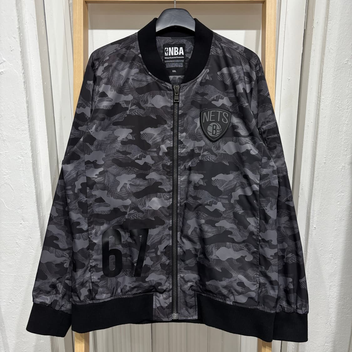 NBA 네츠 카모플라쥬 바람막이 상품이미지1
