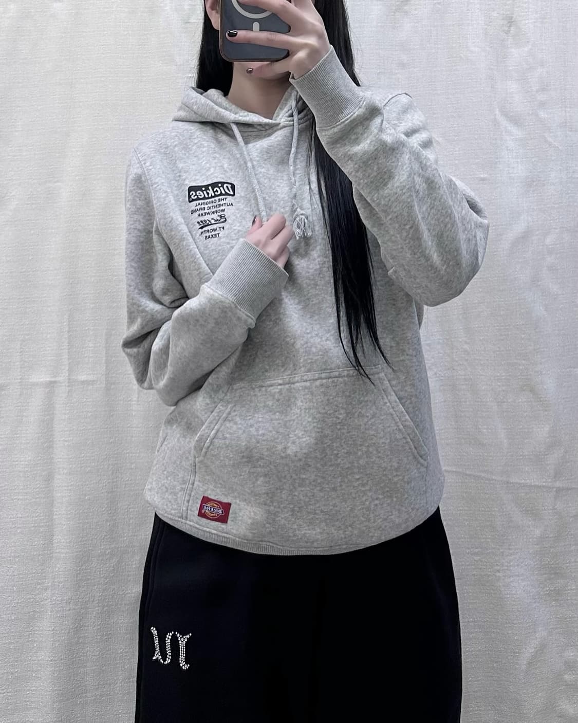 디키즈 그레이 후드집업 상품이미지1