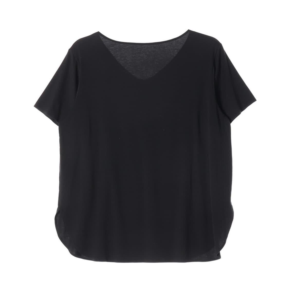 유니클로 에어리즘 블랙 V넥 반팔 티셔츠 S 상품이미지2