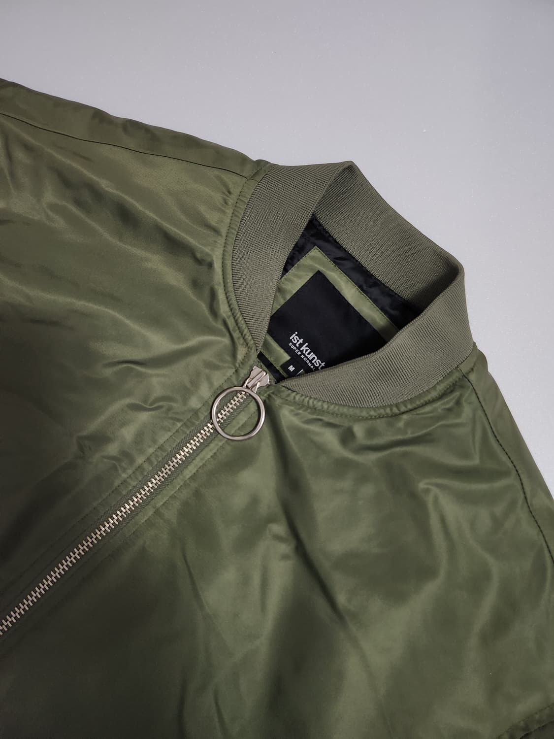 IST KUNST 이스트쿤스트 MA-1 항공점퍼 카키 오버핏 M
 상품이미지3