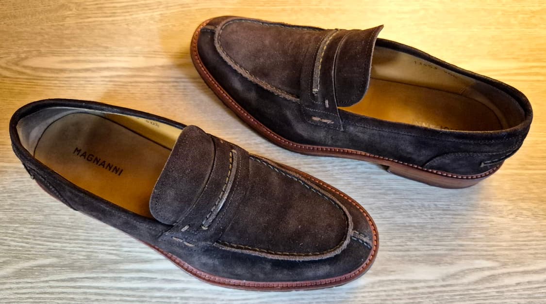 Magnanni
Suede Penny Loafers (40½)
 상품이미지3