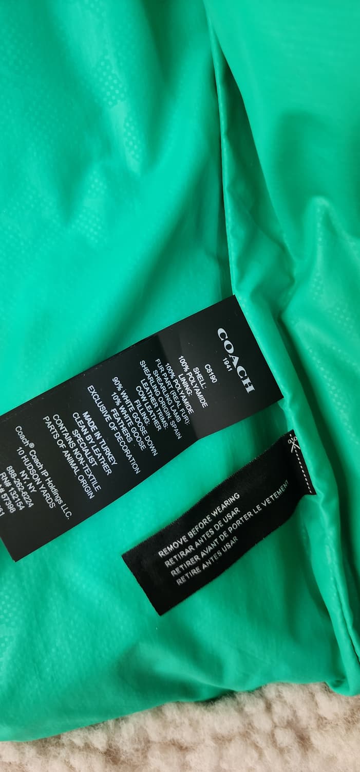 코치 Schott 콜라보 패딩 베스트 (정품) 상품이미지3