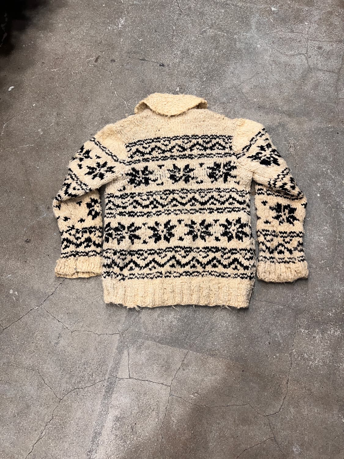 60‘s 코위찬 핸드메이드 스웨터 상품이미지6