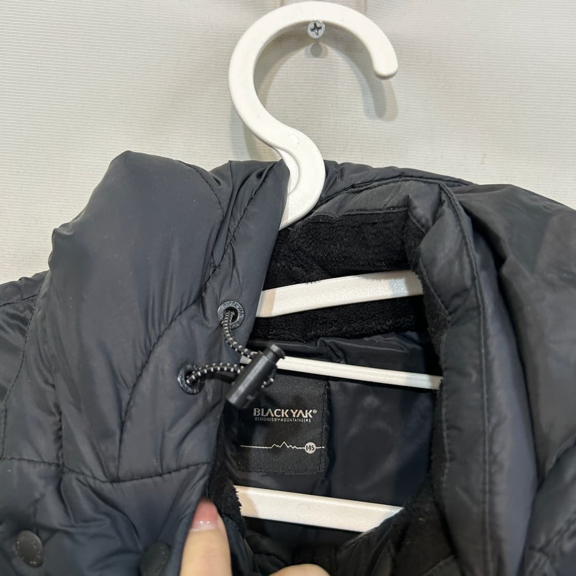 블랙야크 키즈 오리털 롱패딩 145 블랙 상품이미지2