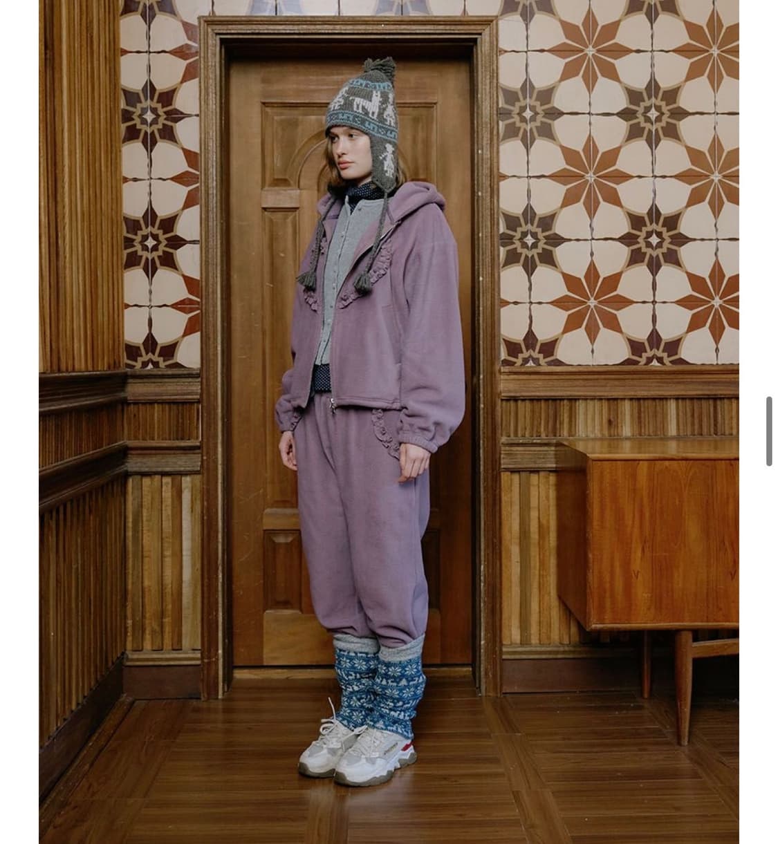 펀프롬펀> Nordic Leg Warmers, Teal Blue 상품이미지3