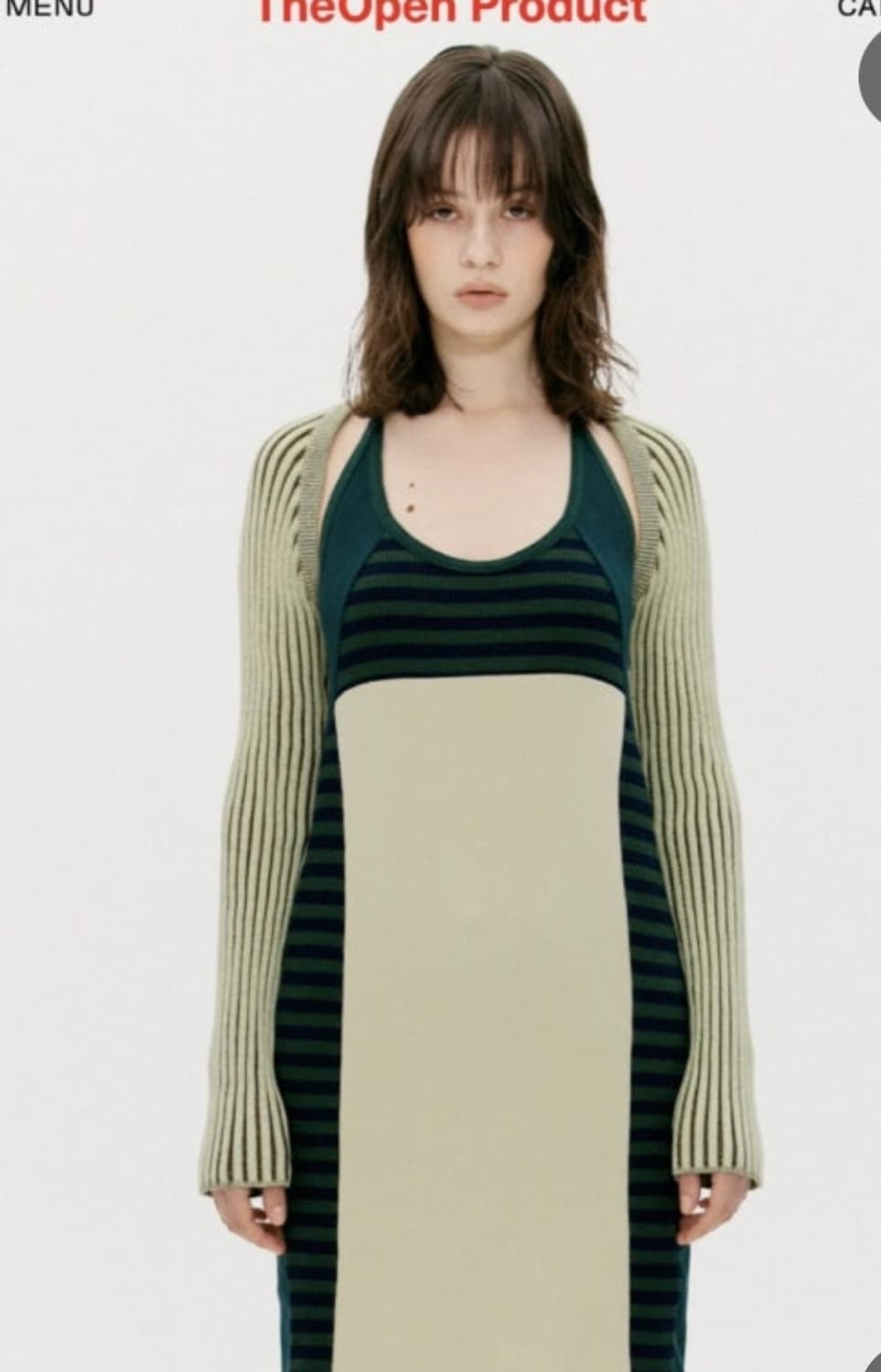 더오픈프로덕트 오픈와이와이 홀터넥 드레스 상품이미지1