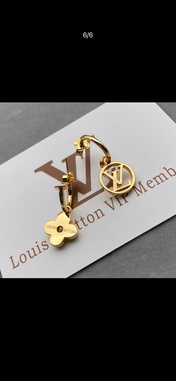 루이비통 귀걸이 드롭 LV 꽃 업사이클링 귀걸이 상품이미지8