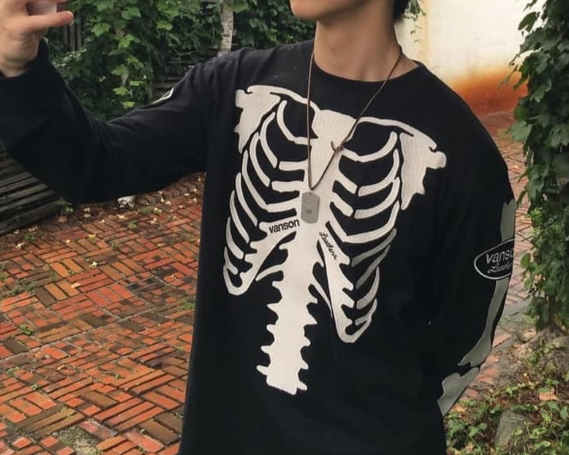 VANSON BONE long sleeve T 상품이미지5