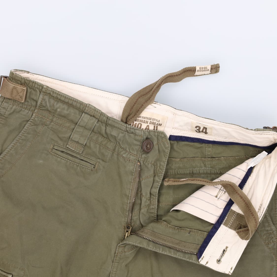 34 후아유 카고 스트링 반바지 0323H1 상품이미지3