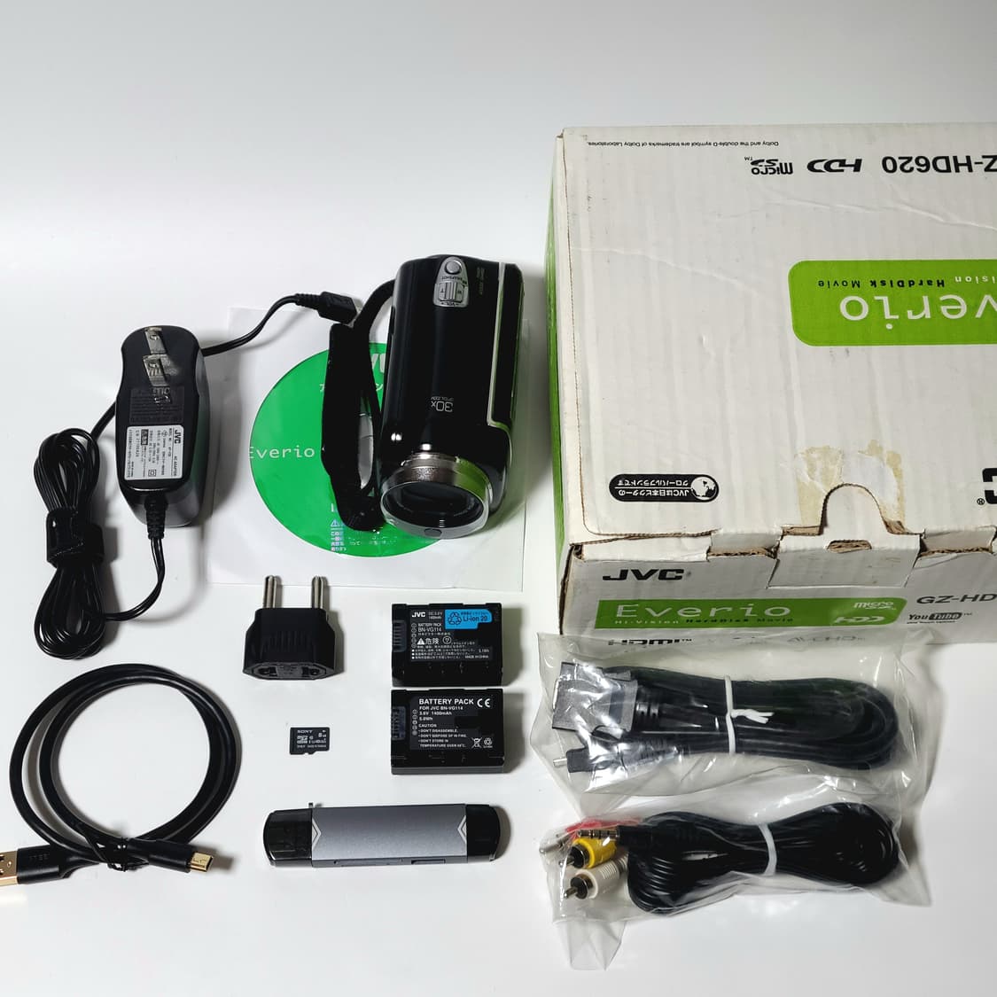 JVC 에버리오 GZ-HD620 빈티지 캠코더 디카 상품이미지2