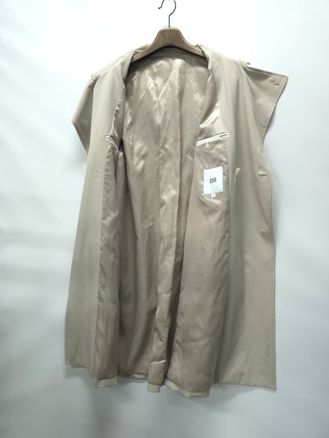 지오송지오 베이지 더블 버튼 트렌치코트 (95~100) 상품이미지9