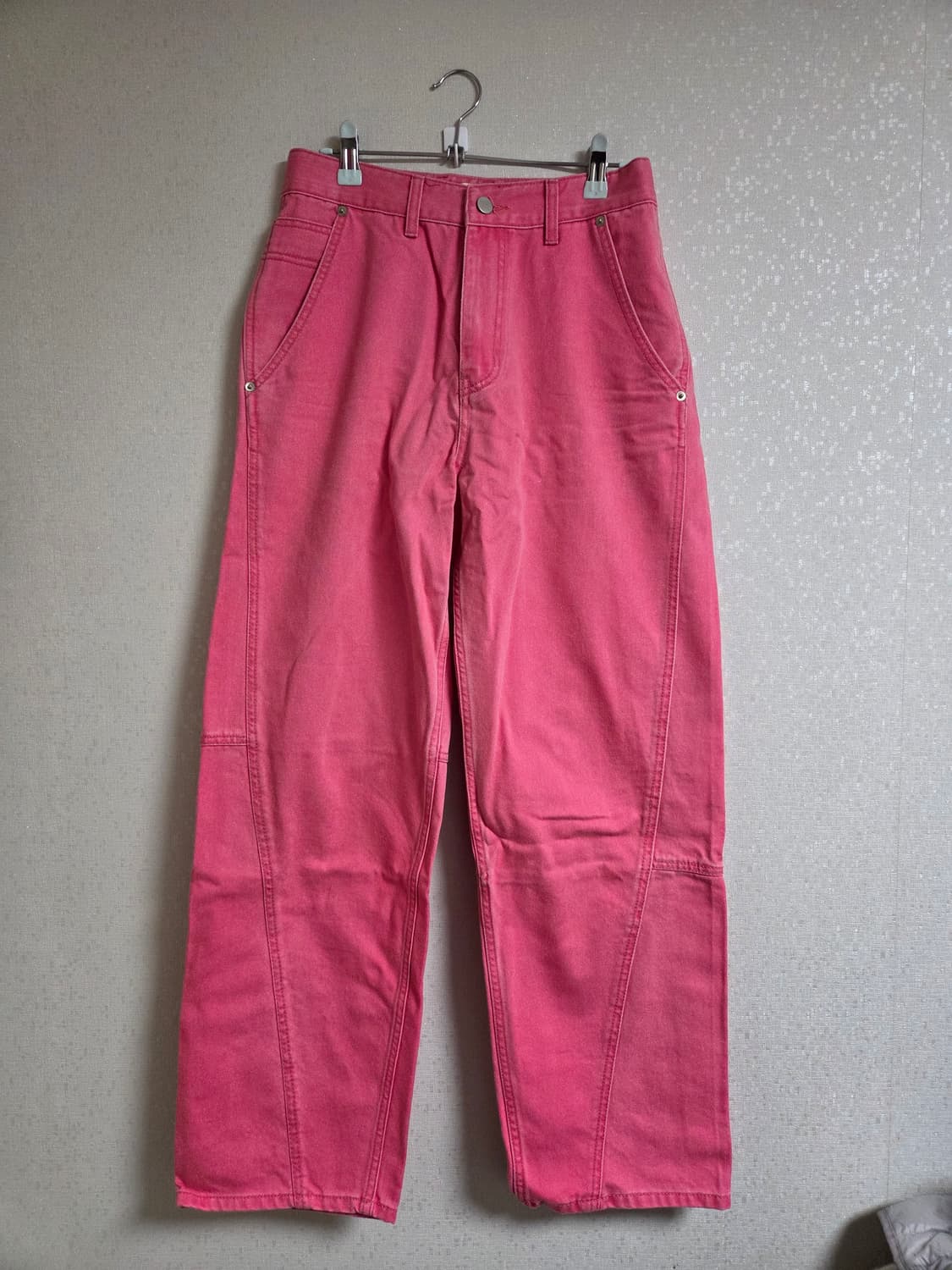 아옵트 데님 와이드 팬츠  상품이미지1