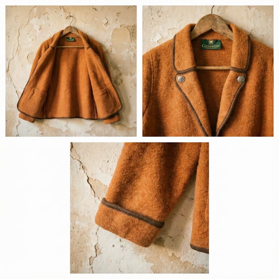 오스트리아  Giesswein(기스바인) 퓨어 울 자켓 상품이미지3