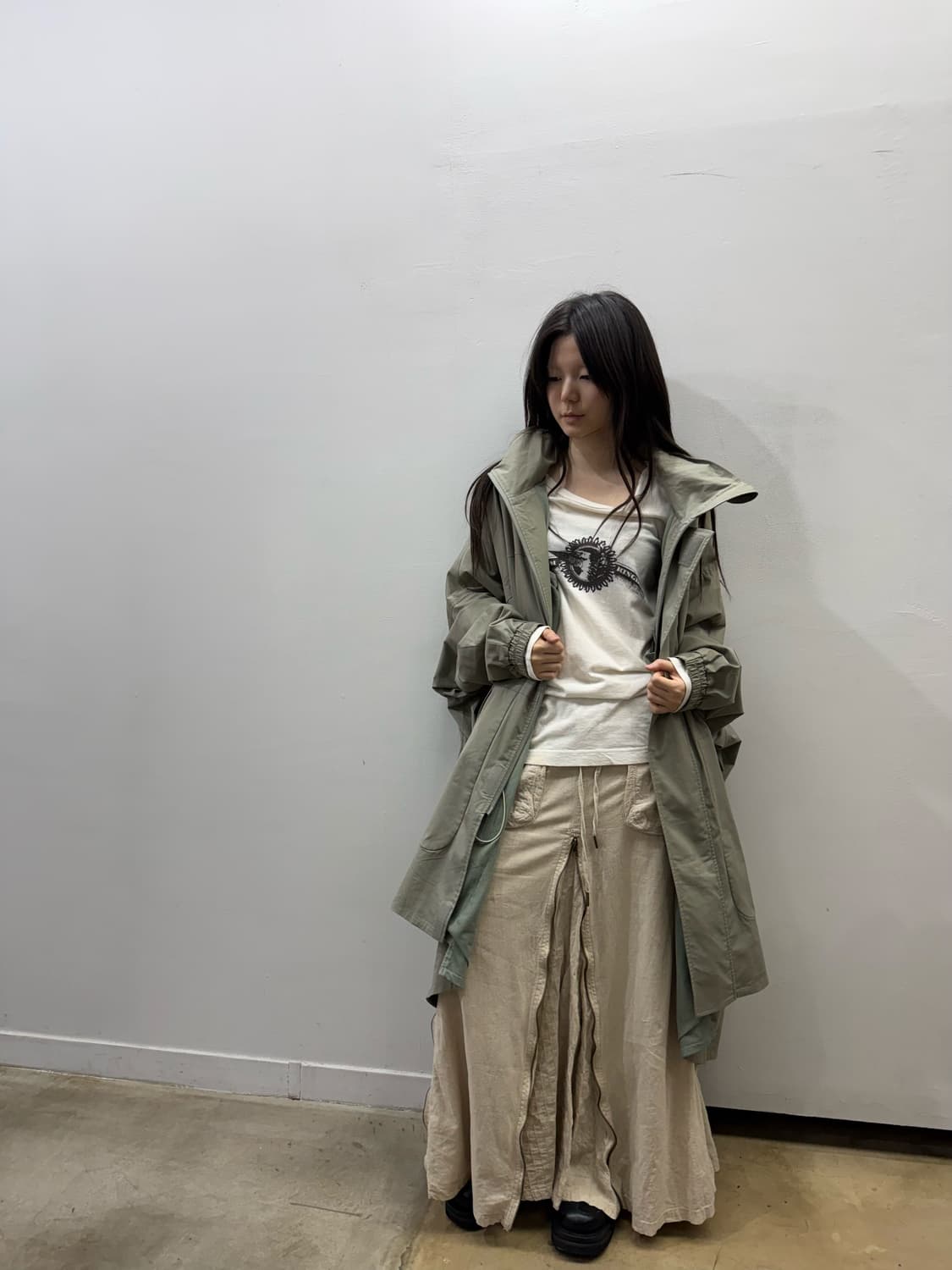 나나서카 x wild things 리워크 야상 상품이미지9