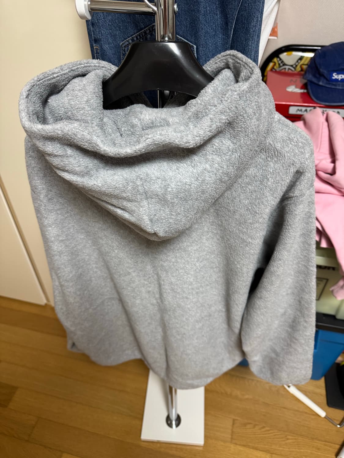 토마스모어 플리스 그레이 후드 판매중! 상품이미지6