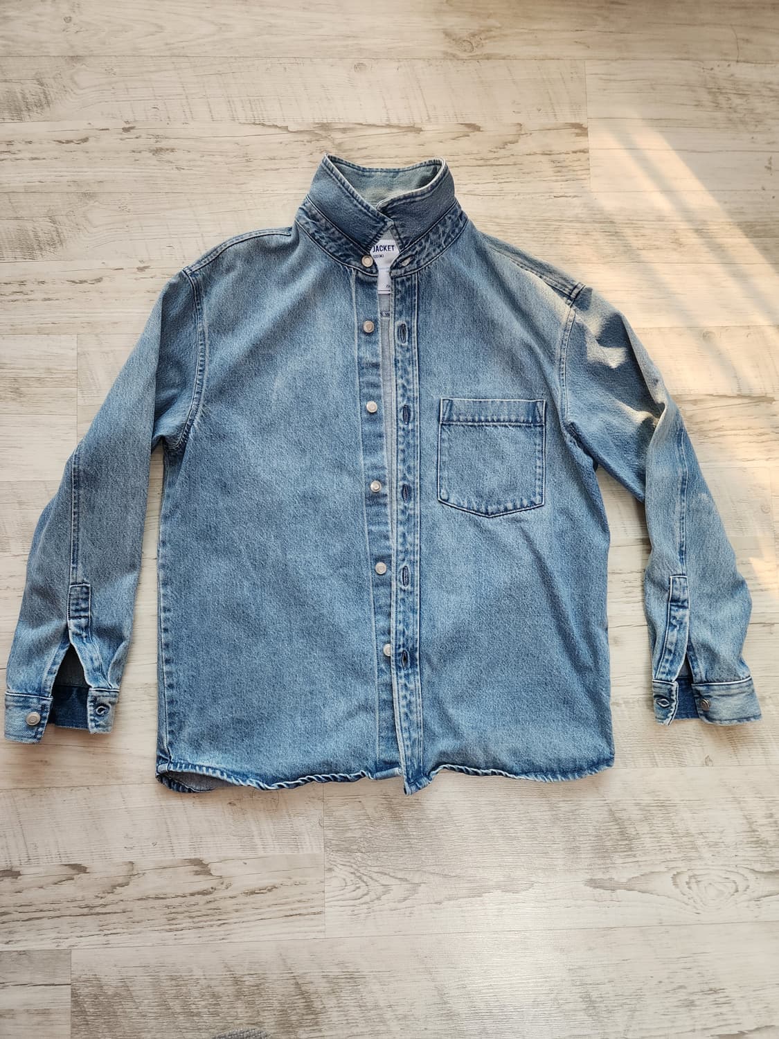 ZIOZIA 지오지아 연청 데님 자켓 팜 M(100~105) 셔켓 청자켓 상품이미지1