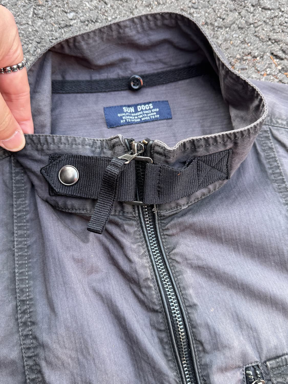 Sun Dogs 가먼트워싱 디테일 자켓  상품이미지4