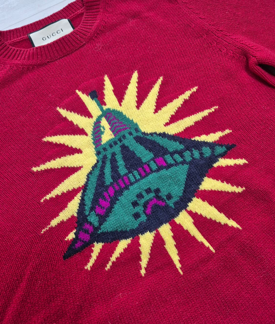 (정품) 구찌 UFO 울니트 스웨터 M 상품이미지3