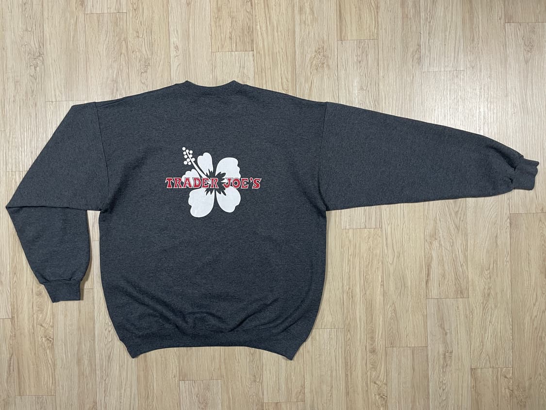 105~110) 90's 헤인즈 트레이더조 맨투맨(데드스탁) 상품이미지3