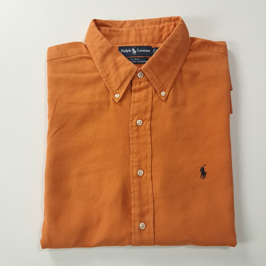 CK785 2XL 폴로 90s 블레이크 코퍼 오렌지 반팔 셔츠 남방 상품이미지7