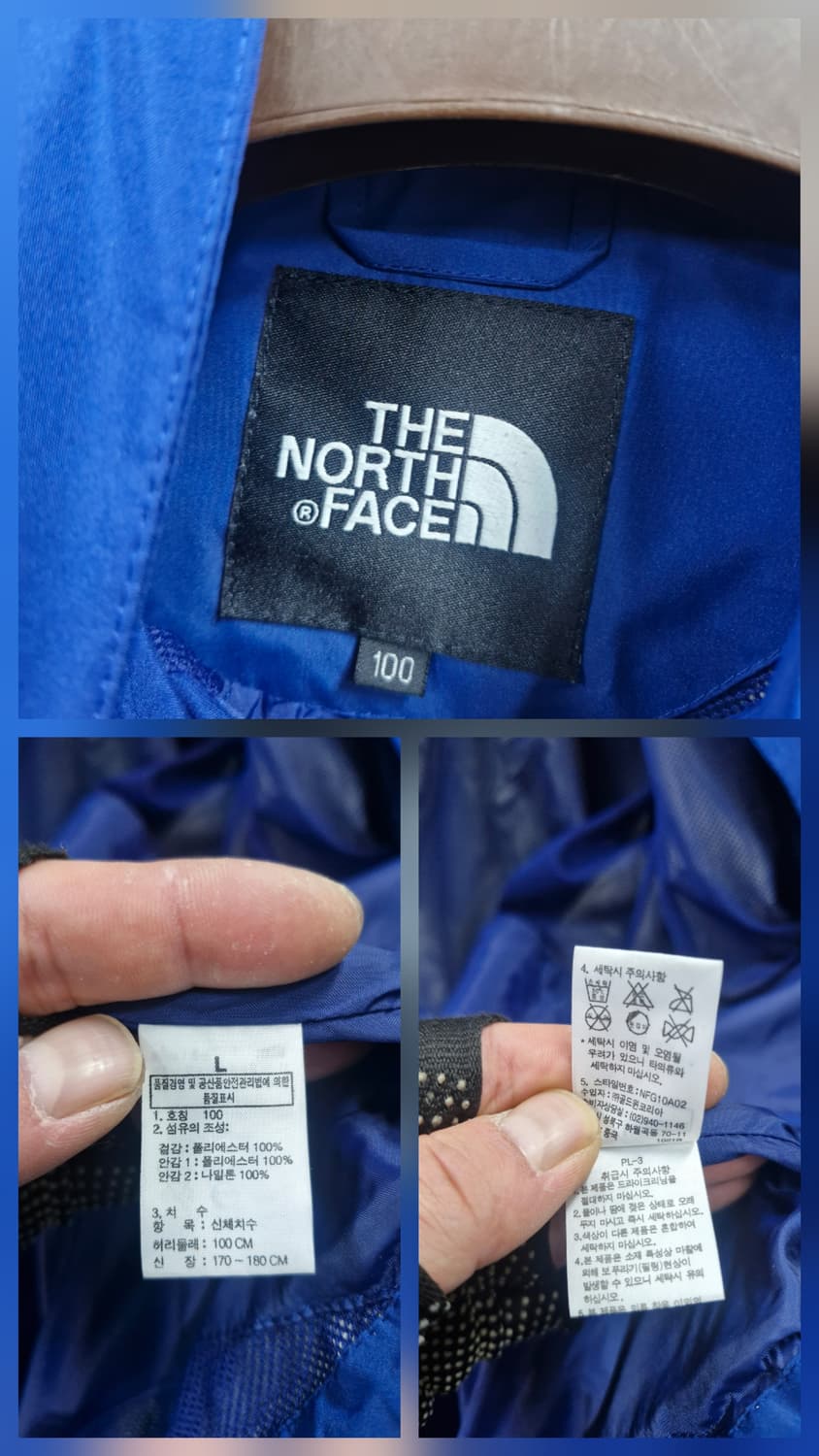 100L 노스페이스 남성 고어텍스 바람막이 자켓. 상품이미지10