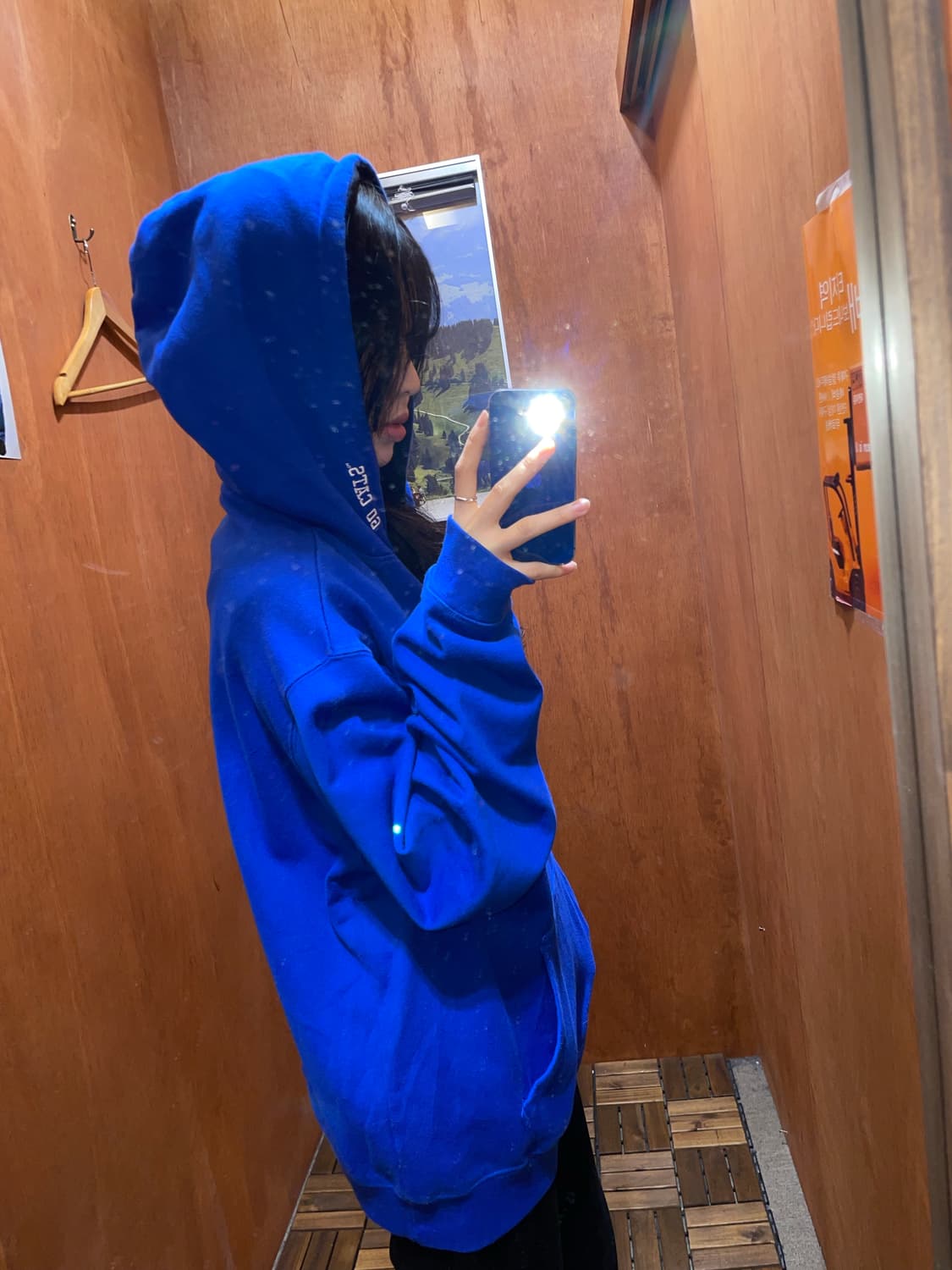 (XL) 아메리칸 빈티지 프린팅 후드티 상품이미지2