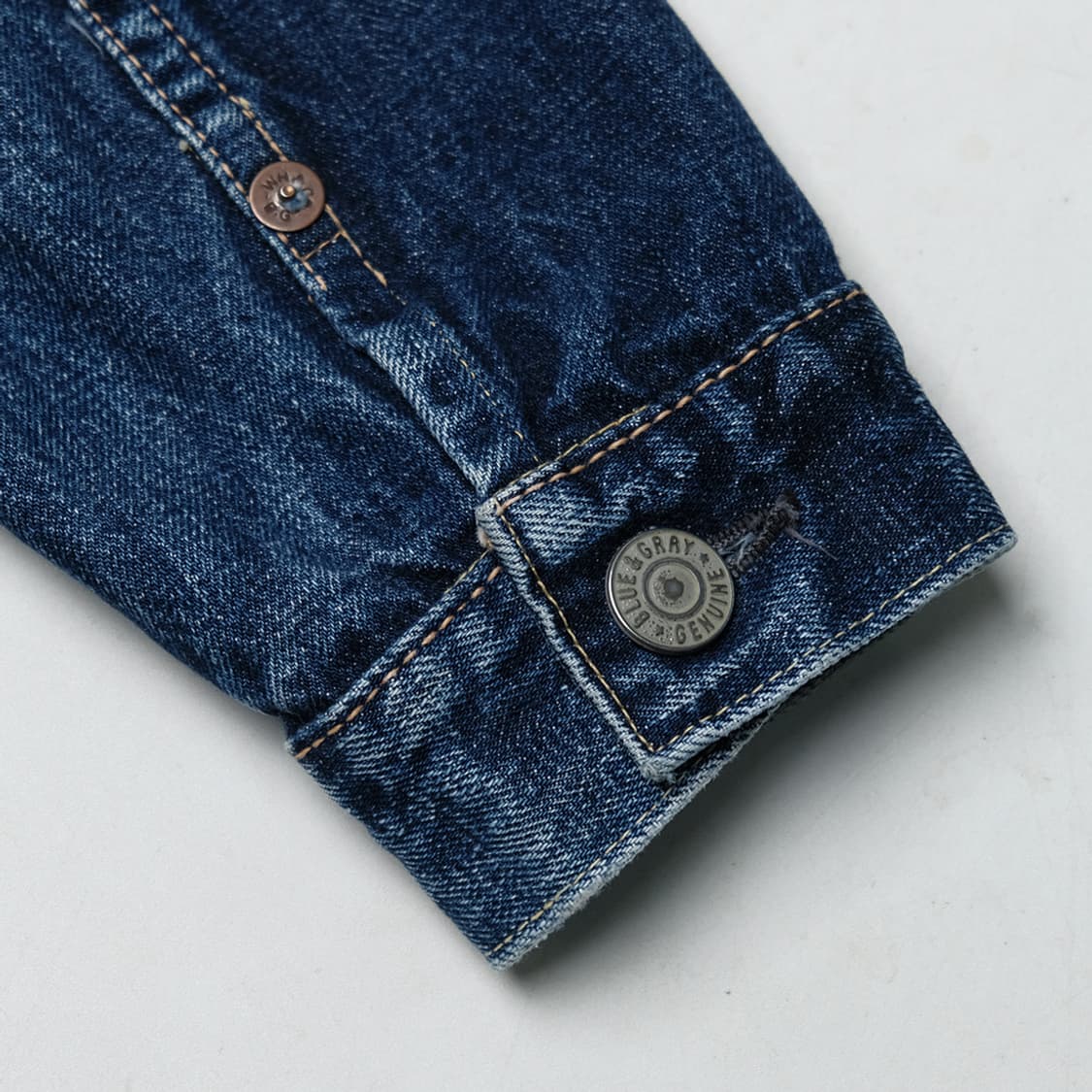 X BEAMS PLUS BLUE & GRAY 2nd trucker  상품이미지9