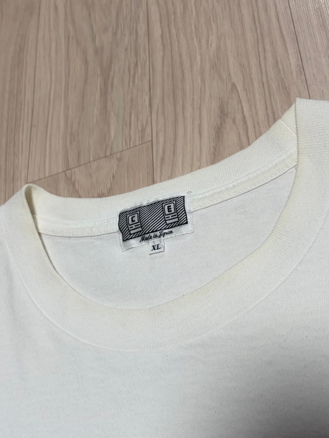 [XL] 카브엠트 21AW 스퀘어스 지구라트 반팔 티셔츠 화이트 퍼플 상품이미지5