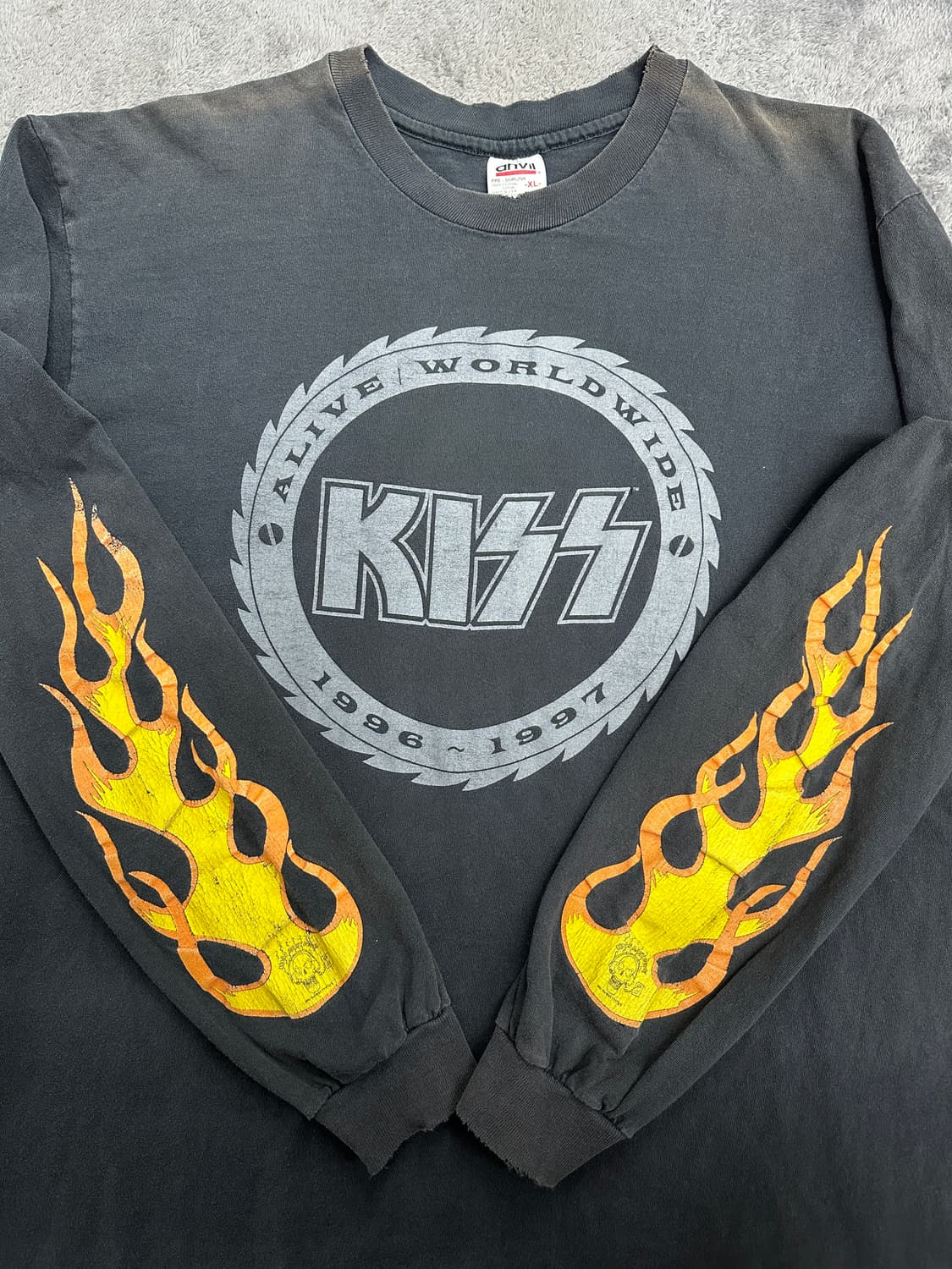 1997' KISS Alive/Worldwide 투어 롱슬리브 XL 상품이미지3