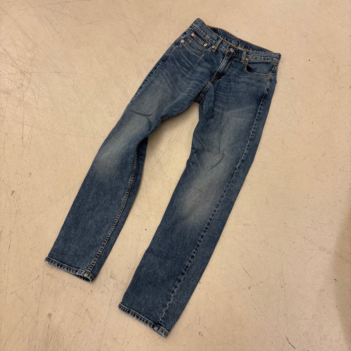 리바이스 502 워싱 데님 팬츠 상품이미지3