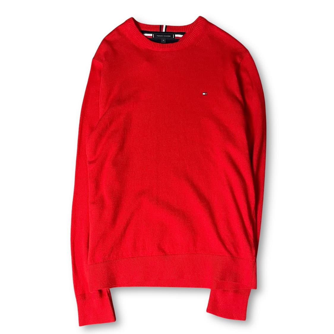 타미힐피거 레드 긴팔 니트 M 상품이미지1