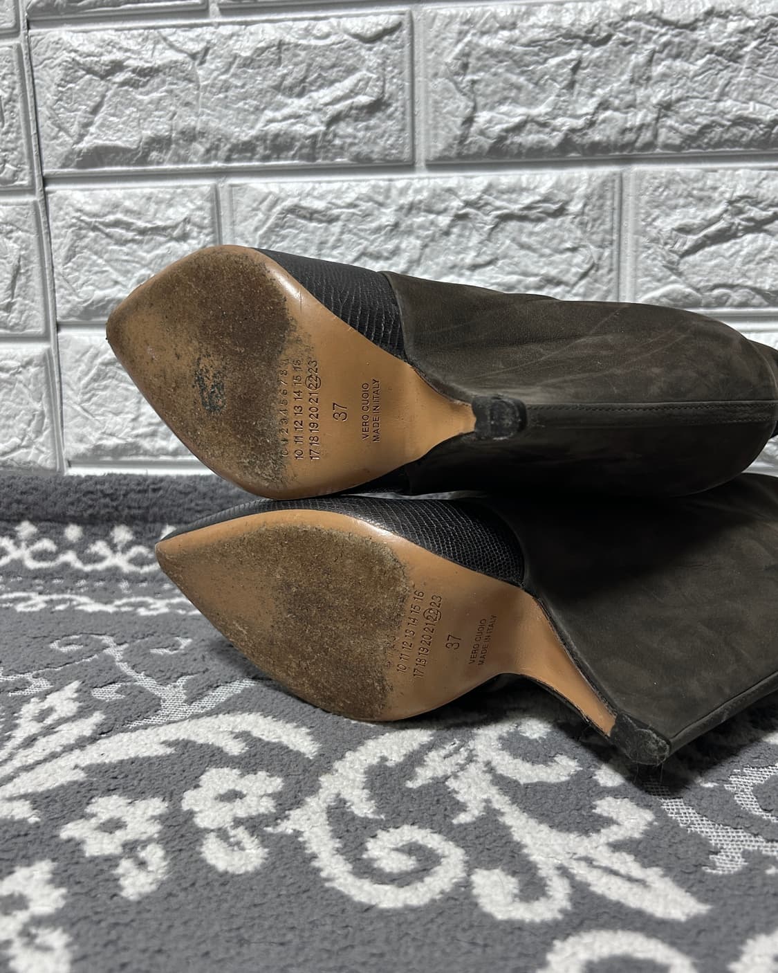 마틴 마르지엘라 슬라우치드 웨지 부츠 상품이미지5